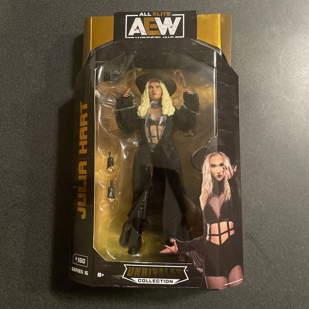 Jazwares AEW Unrivaled Collection Series 16 JULIA HART #160 Wrestling Figure NEW